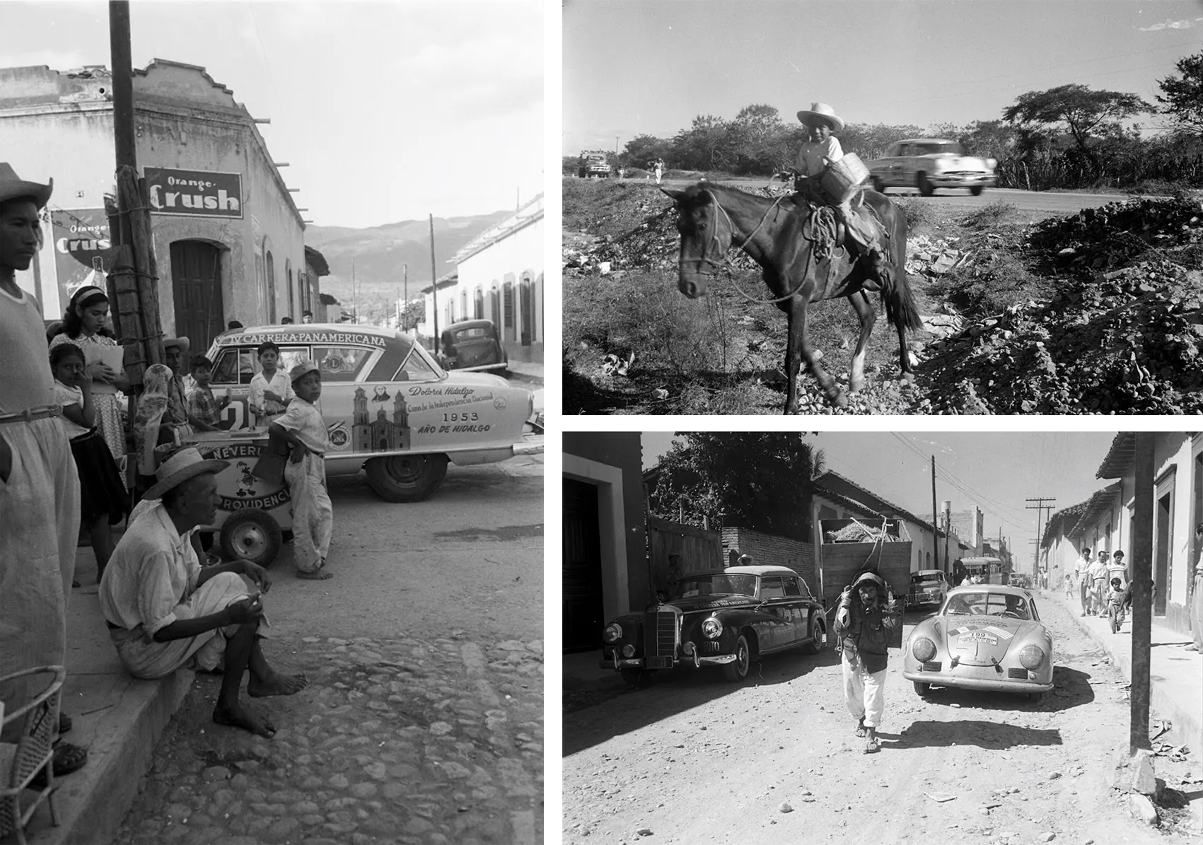 Three pictures of the rally in 1953 by Ralph Morse